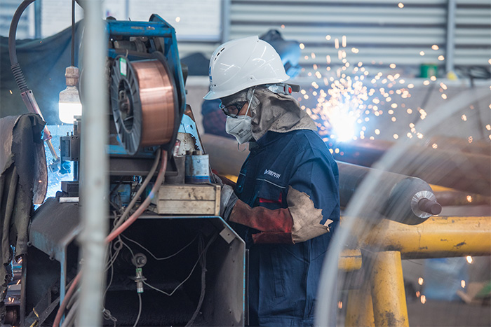 衡阳网架焊接车间